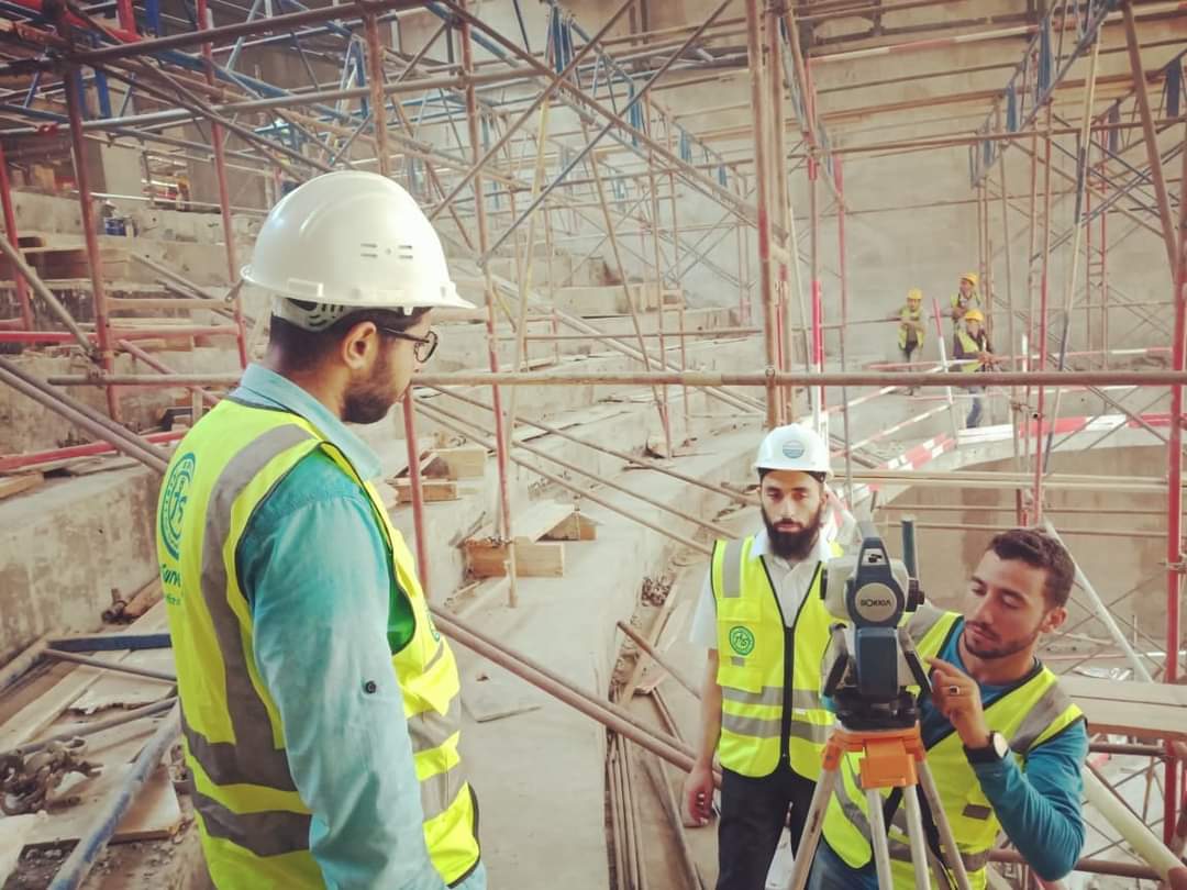 اعمال المساحة بدار الاوبرا بالعاصمة الادارية