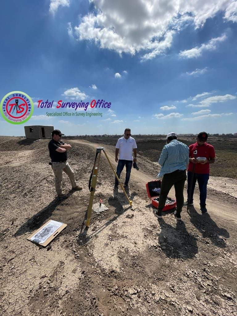 اعمال المساحة مع خبراء الاثار