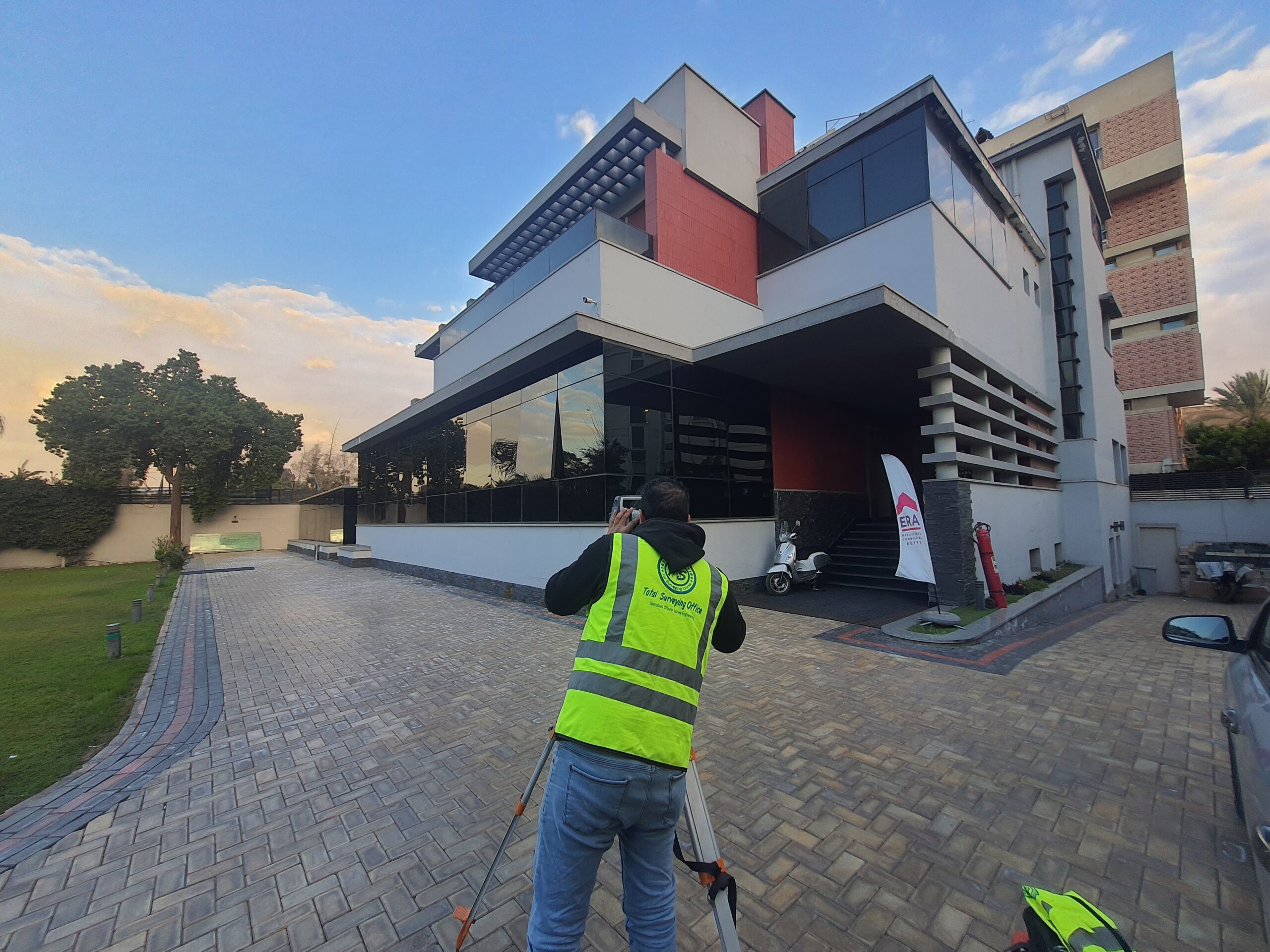 الرفع المساحى للمباني والعقارات